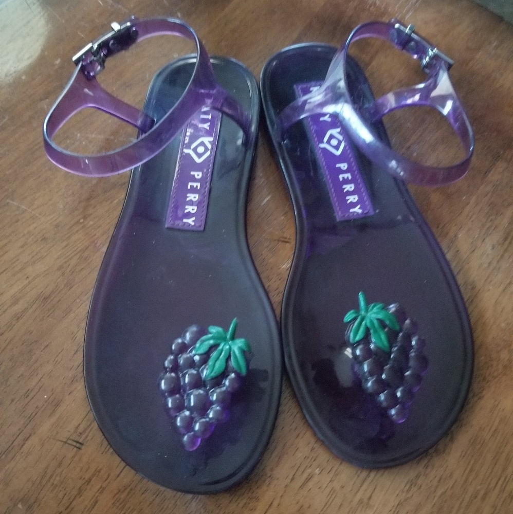 Katy Perry Grape Scented Sandals 6